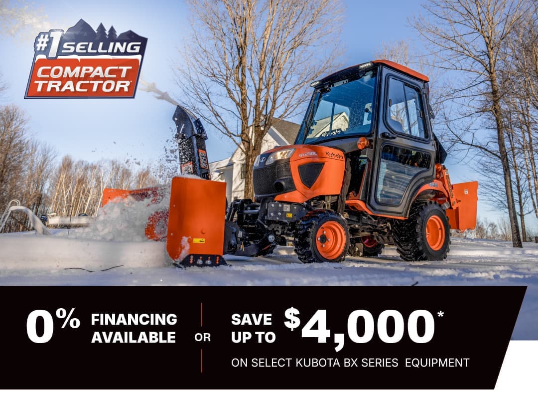 Save on Select BX Series Tractors